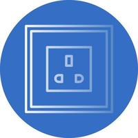 Power Socket Vector Icon Design