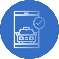 Booking App Vector Icon Design