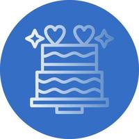 Wedding Cake Vector Icon Design