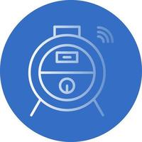 Robot Vacuum Vector Icon Design