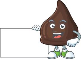 Chocolate conitos Cartoon character vector