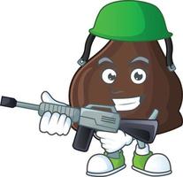 Chocolate conitos Cartoon character vector