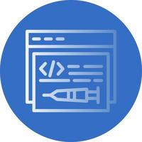 Code Injection Vector Icon Design