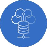 Cloud Storage Vector Icon Design