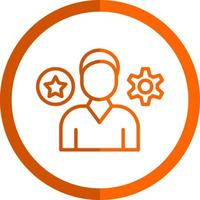 Employee Skills Vector Icon Design