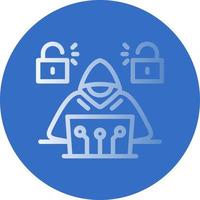 Cyber Attack Vector Icon Design