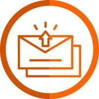 Email Blasts Vector Icon Design