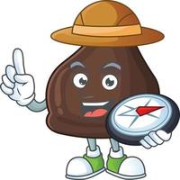 Chocolate conitos Cartoon character vector