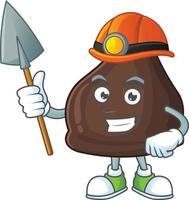 Chocolate conitos Cartoon character vector