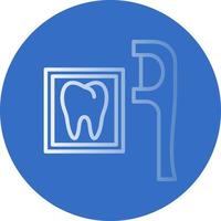 diseño de icono de vector de hilo dental