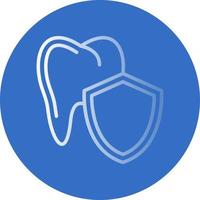 Teeth Protection Vector Icon Design