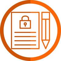 Confidential Project Vector Icon Design