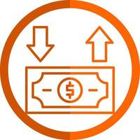 Cash Flow Vector Icon Design