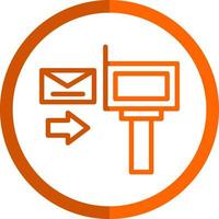 Direct Mail Vector Icon Design