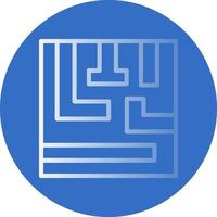 Maze Vector Icon Design