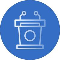 Podium Vector Icon Design