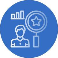 Qualitative Research Vector Icon Design