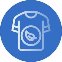 Eco Shirt Vector Icon Design