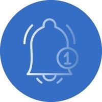 diseño de icono de vector de campana de notificación