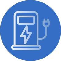 Charging Station Vector Icon Design