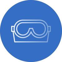 Goggles Vector Icon Design