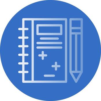Notebook Vector Icon Design