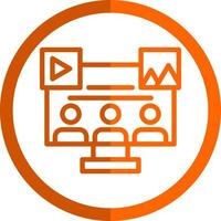 Social Media Audience Vector Icon Design