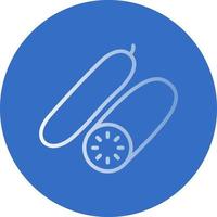 Cucumber Vector Icon Design