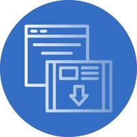 Landing Page Vector Icon Design
