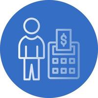 Accountant Vector Icon Design