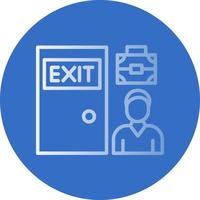 Exit Interview Vector Icon Design