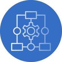 Workflow Process Vector Icon Design