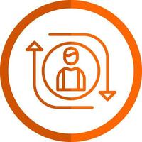 Customer Retention Vector Icon Design