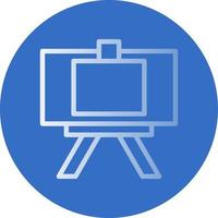 Canvas And Easel Vector Icon Design