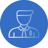 Salesman Vector Icon Design