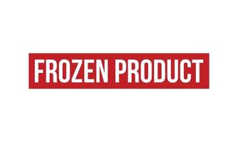 Frozen Product Rubber Stamp. Red Frozen Product Rubber Grunge Stamp Seal Vector Illustration - Vector