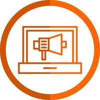 Online Pr Vector Icon Design