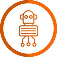 Nano Robot Vector Icon Design