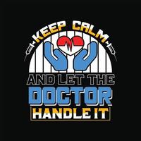 Doctor T-shirt Design vector