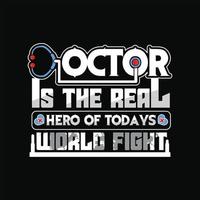 Doctor T-shirt Design vector