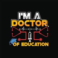 Doctor T-shirt Design vector