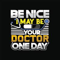 Doctor T-shirt Design vector