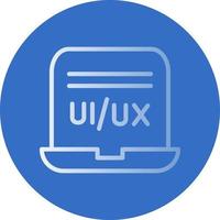 diseño de icono de vector de diseñador de ui ux