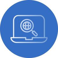 Internet Research Vector Icon Design