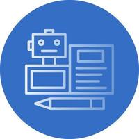 Bots Copywriting Vector Icon Design