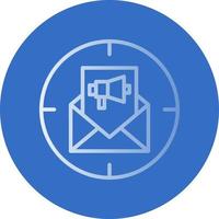 Email Direct Marketing Vector Icon Design