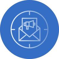 diseño de icono de vector de marketing directo de correo electrónico