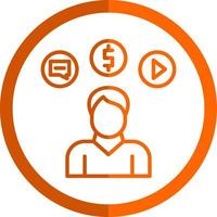 Consumer Behavior Vector Icon Design