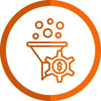 Conversion Rate Optimization Vector Icon Design