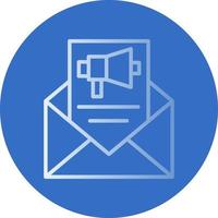 diseño de icono de vector de marketing por correo electrónico